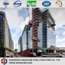 Marco de estructura de acero pesado para rascacielos comercial